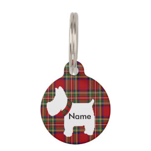 Médaillon Pour Animaux Westie Rouge clair Tan Tart