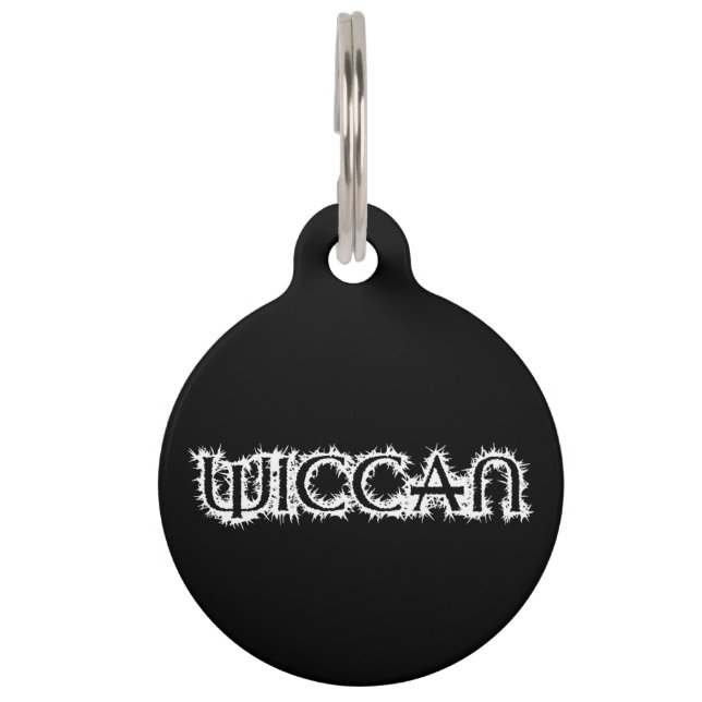 Médaillon Pour Animaux Wiccan (Devant)