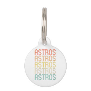 Médaillon Pour Animaux Womens Astros