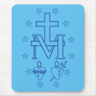 Medaillon Unserer Lieben Frau der Gnaden Wunderbar Mousepad