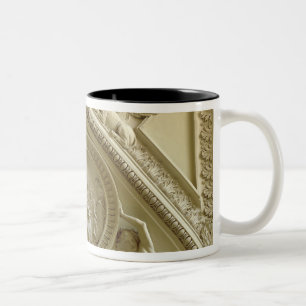 Medaillon, welches die Taufe von Constantine Zweifarbige Tasse