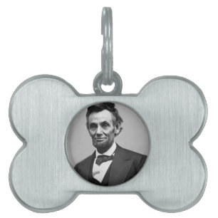 Médaillons Pour Animaux Domestiques Abraham Lincoln