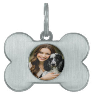 Médaillons Pour Animaux Domestiques Ajouter une photo de Poddle Personnaliser Personna