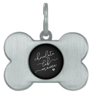Médaillons Pour Animaux Domestiques Amoureux des chiens Maman labrador chocolat