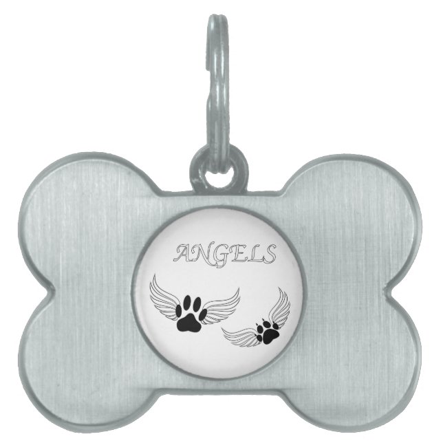 Médaillons Pour Animaux Domestiques Angel Pet Animaux (Devant)