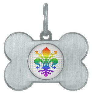 Médaillons Pour Animaux Domestiques Arc-en-ciel