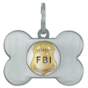 Médaillons Pour Animaux Domestiques Badge du FBI