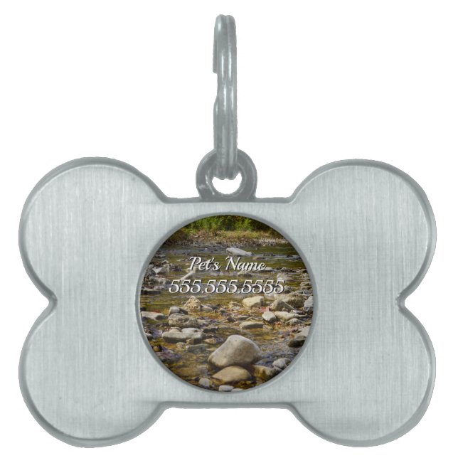 Médaillons Pour Animaux Domestiques Balise ID animal de compagnie Rocky Path (Devant)