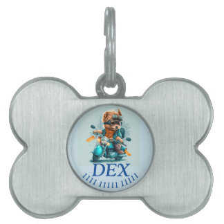 Médaillons Pour Animaux Domestiques Balise ID animal des doggies du vélo