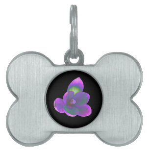 Médaillons Pour Animaux Domestiques Balise Mystic Beauty Crocus Flower Pet
