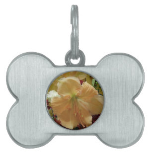 Médaillons Pour Animaux Domestiques Balise Pink Lily Bouquet Pet