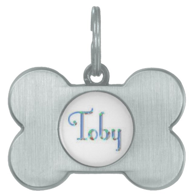 Médaillons Pour Animaux Domestiques Balise Toby Pet (Devant)