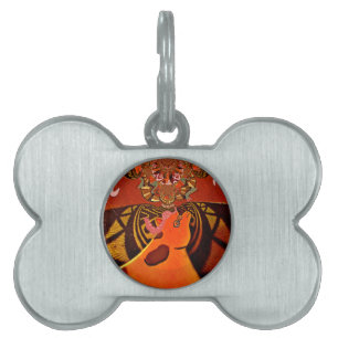 Médaillons Pour Animaux Domestiques Beautiful Amazing Giraffe love safari