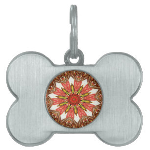 Médaillons Pour Animaux Domestiques Belle belle asiatique traditionnelle motif