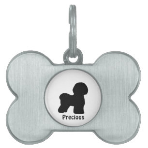 Médaillons Pour Animaux Domestiques Bichon Frise Dog Tag