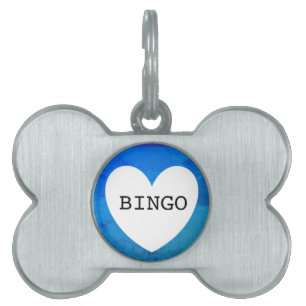 Médaillons Pour Animaux Domestiques ❤️ Bingo tag chien par dalDesignNZ