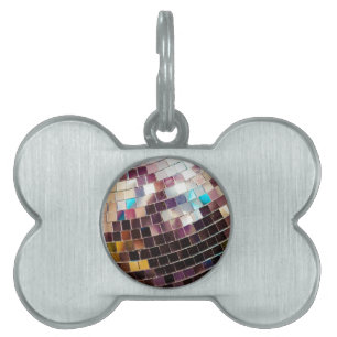 Médaillons Pour Animaux Domestiques Boule de disco
