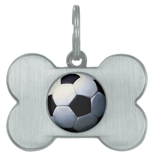 Médaillons Pour Animaux Domestiques Boule de football (Devant)