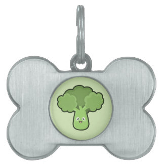 Médaillons Pour Animaux Domestiques Brocoli de Kawaii