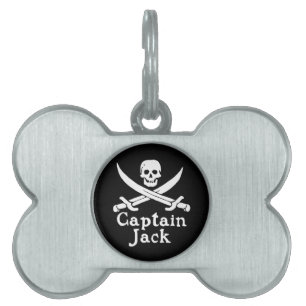Médaillons Pour Animaux Domestiques Capitaine Jack