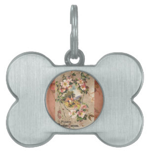 Médaillons Pour Animaux Domestiques Carte d'anniversaire vintage