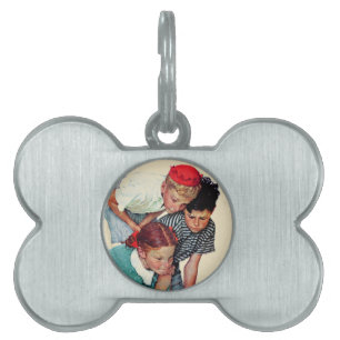 Médaillons Pour Animaux Domestiques Champion de marbre