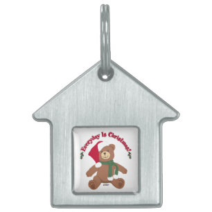 Médaillons Pour Animaux Domestiques Chaque jour est Noël ! NoëlOurs en peluche