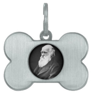 Médaillons Pour Animaux Domestiques Charles Darwin Portrait