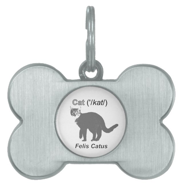 Médaillons Pour Animaux Domestiques Chat Felis Catus (Devant)