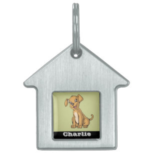 Médaillons Pour Animaux Domestiques Chien mignon personnalisé éditable photo et nom