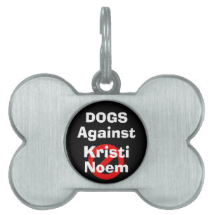 Médaillons Pour Animaux Domestiques Chiens Contre L'étiquette De Compagnie De Kristi N