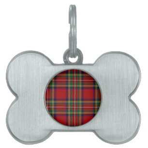 Médaillons Pour Animaux Domestiques Clan Stewart tartan de PixDezines