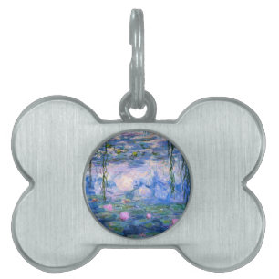 Médaillons Pour Animaux Domestiques Claude Monet Water Lillies 1919