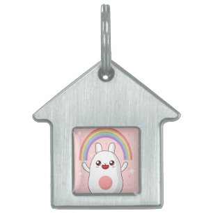 Médaillons Pour Animaux Domestiques Clipart arc-en-ciel de Kawaii