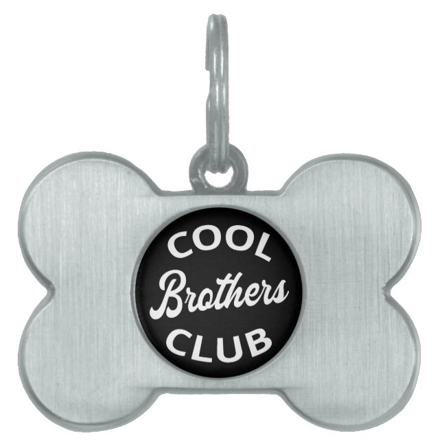 Médaillons Pour Animaux Domestiques Club des Frères cool I (Devant)