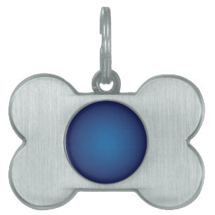 Médaillons Pour Animaux Domestiques Cool Grainy Deep Blue Vignette