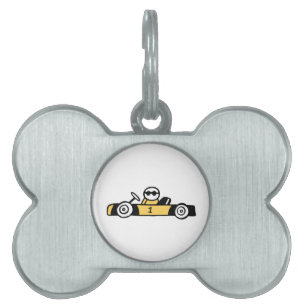 Médaillons Pour Animaux Domestiques Course automobile, course automobile