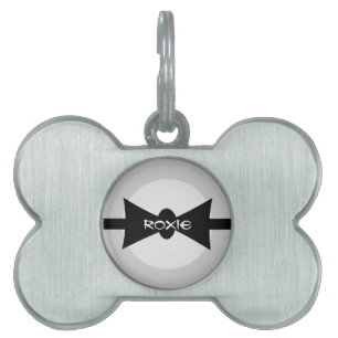 Médaillons Pour Animaux Domestiques Cravate de cache noir pour animal de compagnie Dap