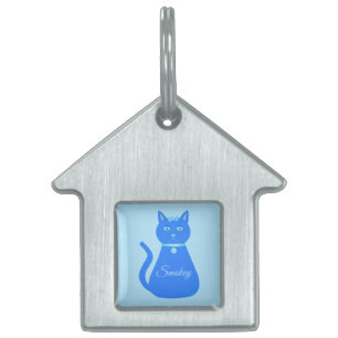 Médaillons Pour Animaux Domestiques Cute Blue Baby Boy Chat Personnalisé