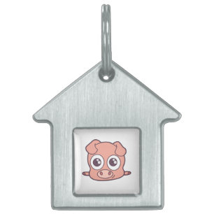 Médaillons Pour Animaux Domestiques Cute clipart de porc