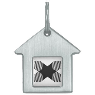 Médaillons Pour Animaux Domestiques Début élégant en monogramme de lettre X