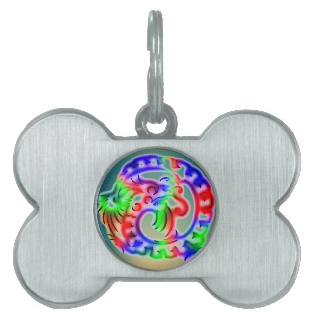 Médaillons Pour Animaux Domestiques Dragon (Devant)