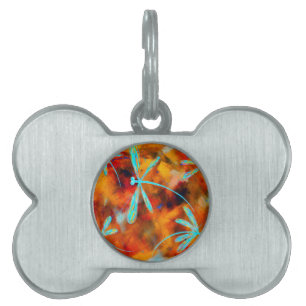 Médaillons Pour Animaux Domestiques Dragonfly Desert Flit