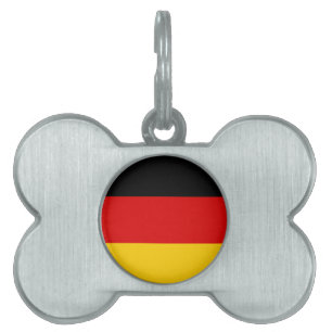 Médaillons Pour Animaux Domestiques Drapeau allemand