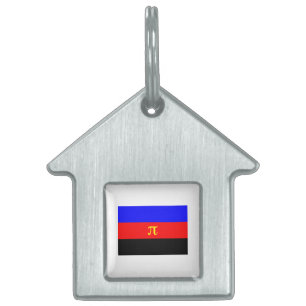 Médaillons Pour Animaux Domestiques Drapeau de la fierté polyamoureuse OFFICIEL -.png