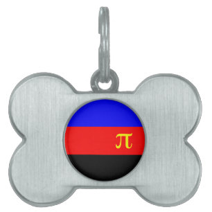 Médaillons Pour Animaux Domestiques Drapeau de la fierté polyamoureuse OFFICIEL -.png
