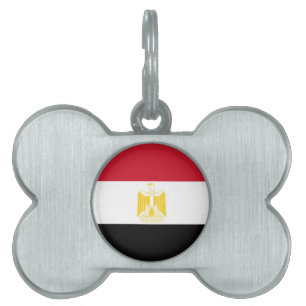 Médaillons Pour Animaux Domestiques Drapeau de l'Égypte