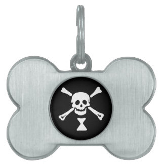 Médaillons Pour Animaux Domestiques Drapeau de pirate d'Emanuel Wynne Jolly Roger