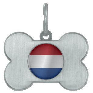 Médaillons Pour Animaux Domestiques Drapeau néerlandais