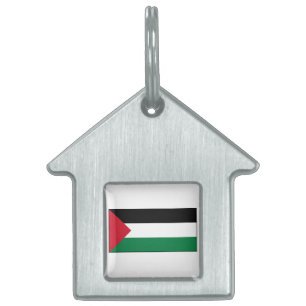 Médaillons Pour Animaux Domestiques Drapeau palestinien